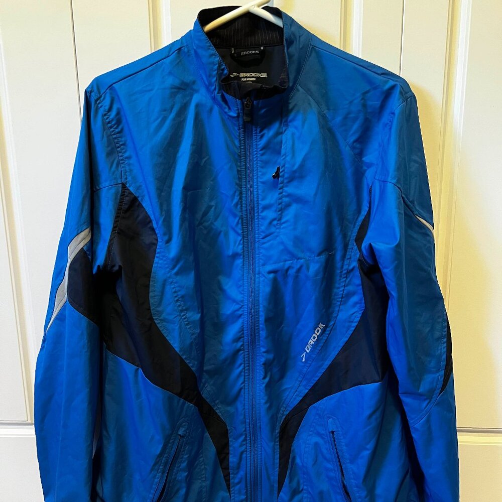 XL Brooks Women's Running Jacket blue